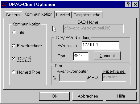 Optionen Kommunikation